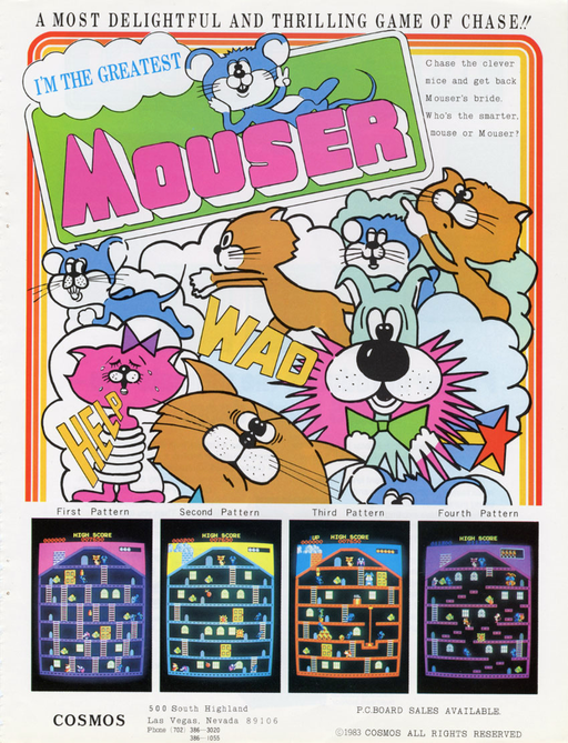 Mouser (Cosmos) Arcade Game Cover